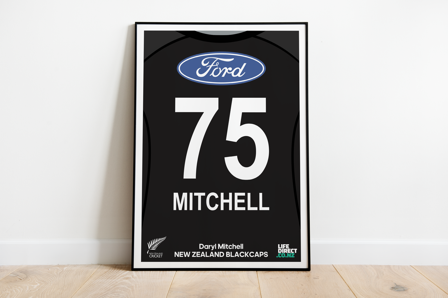 Daryl Mitchell poster | Blackcaps 2025/26