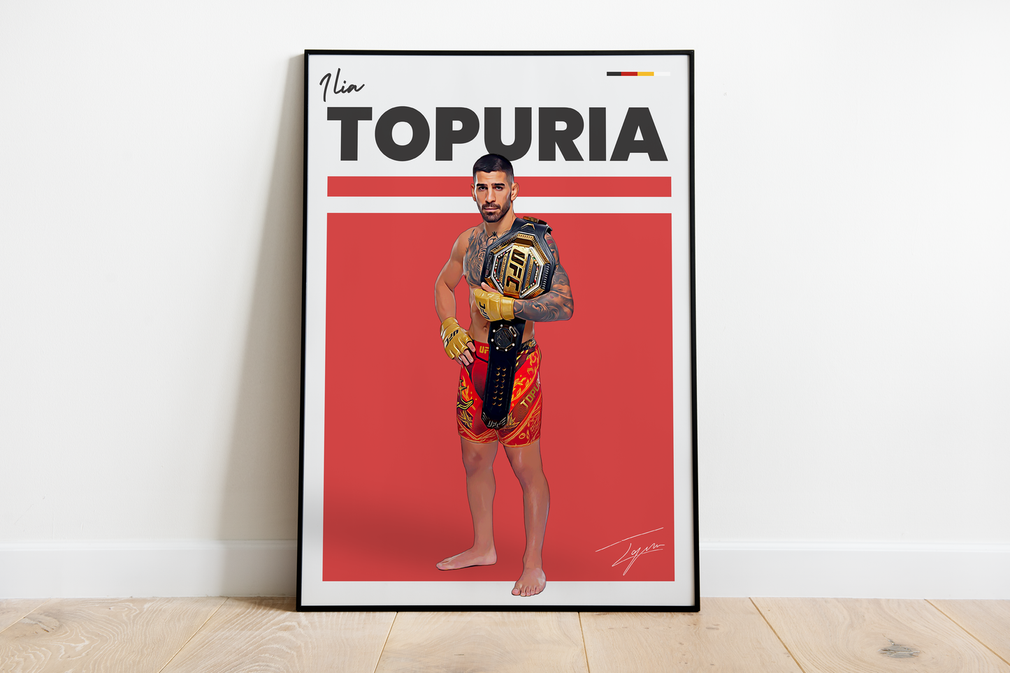 Ilia Topuria poster