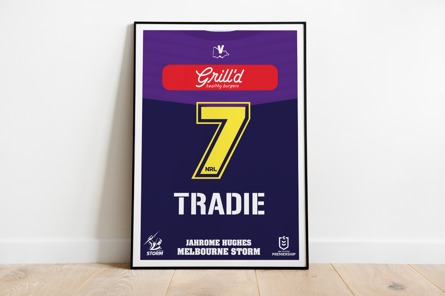 Jahrome Hughes poster | Melbourne Storm