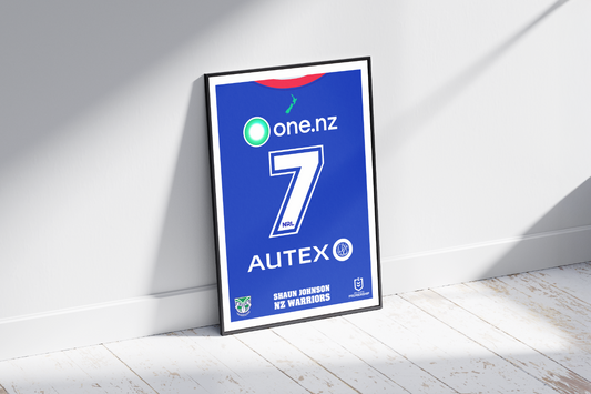 Shaun Johnson poster | New Zealand Warriors