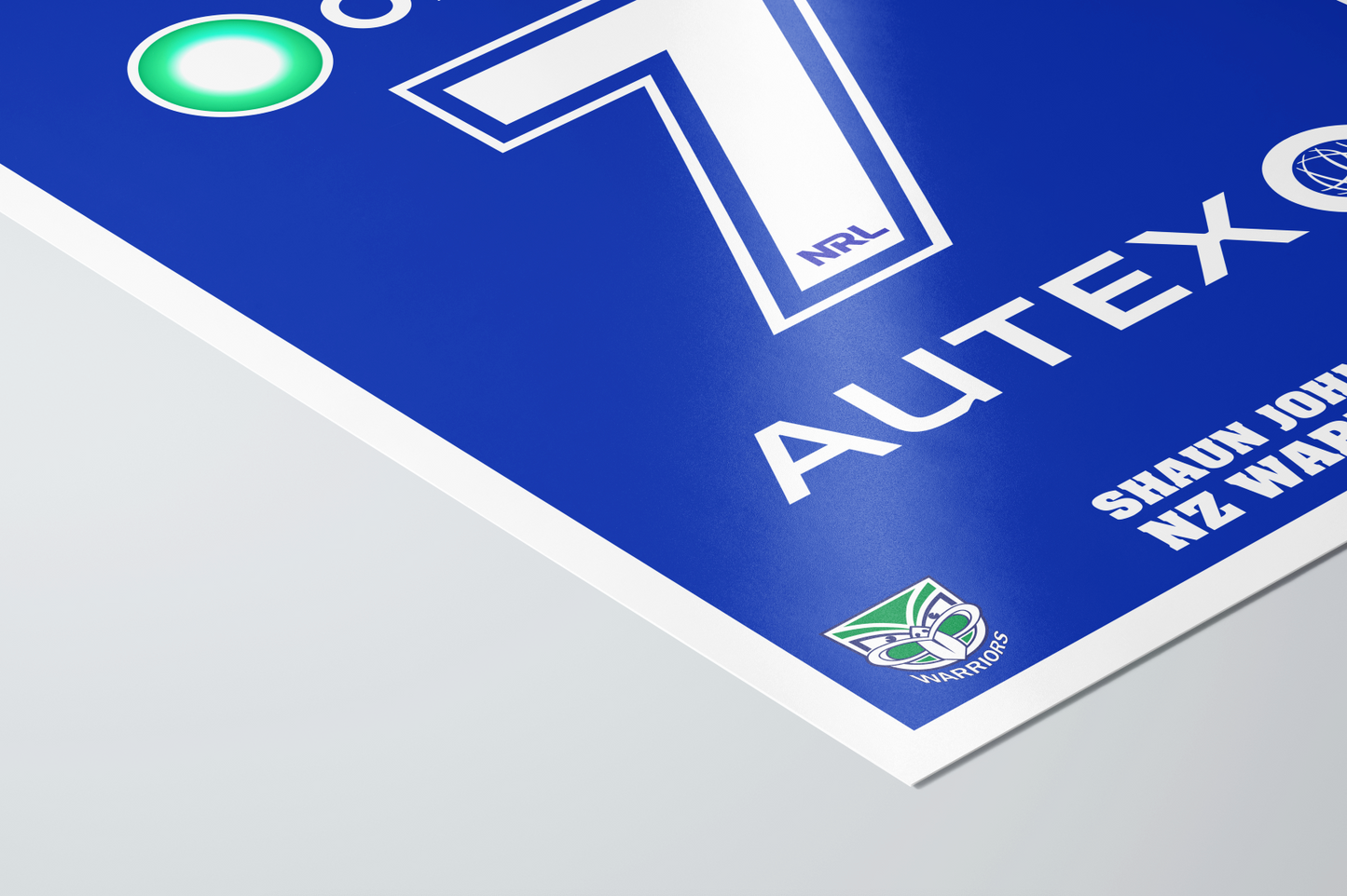 Shaun Johnson poster | New Zealand Warriors