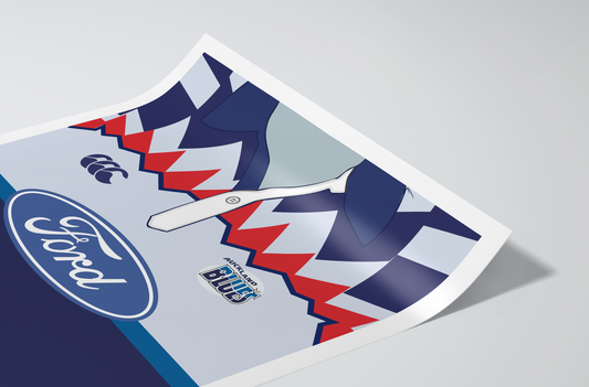 Auckland Blues | vintage poster