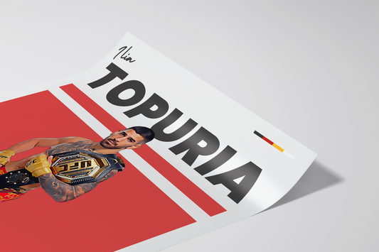 Ilia Topuria poster