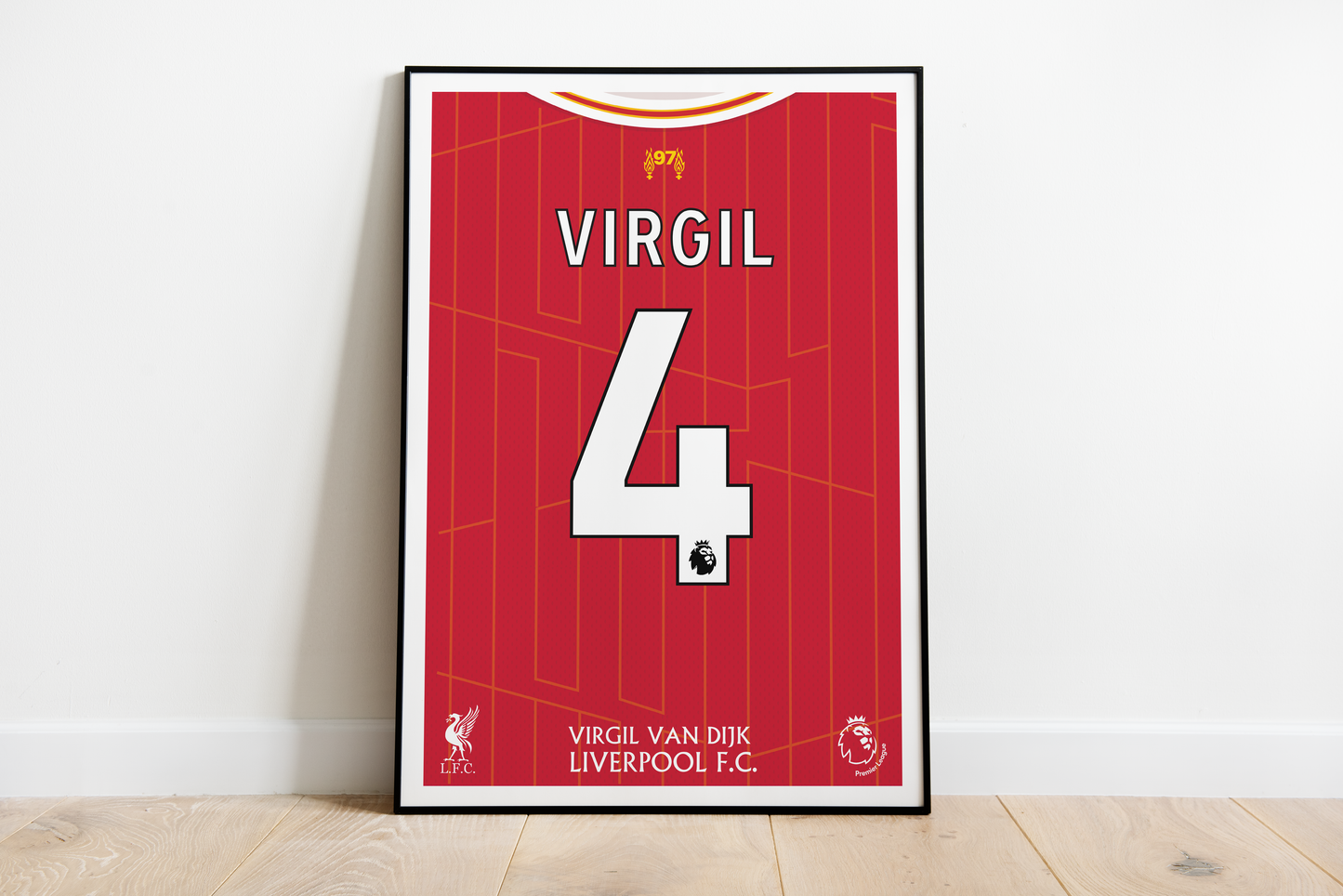 Virgil Van Dijk poster | Liverpool