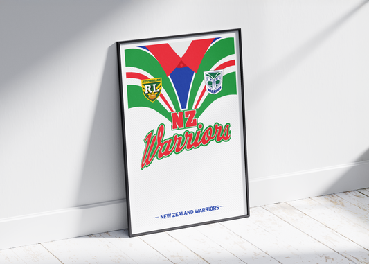New Zealand Warriors vintage poster | NRL