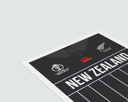 Blackcaps poster | Cricket World Cup 2023