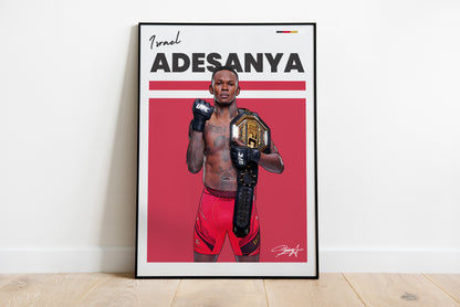 Israel Adesanya poster