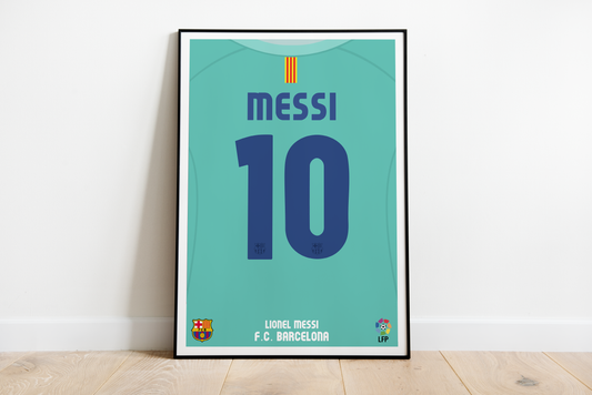 Lionel Messi poster | Barcelona - Away 2010/11