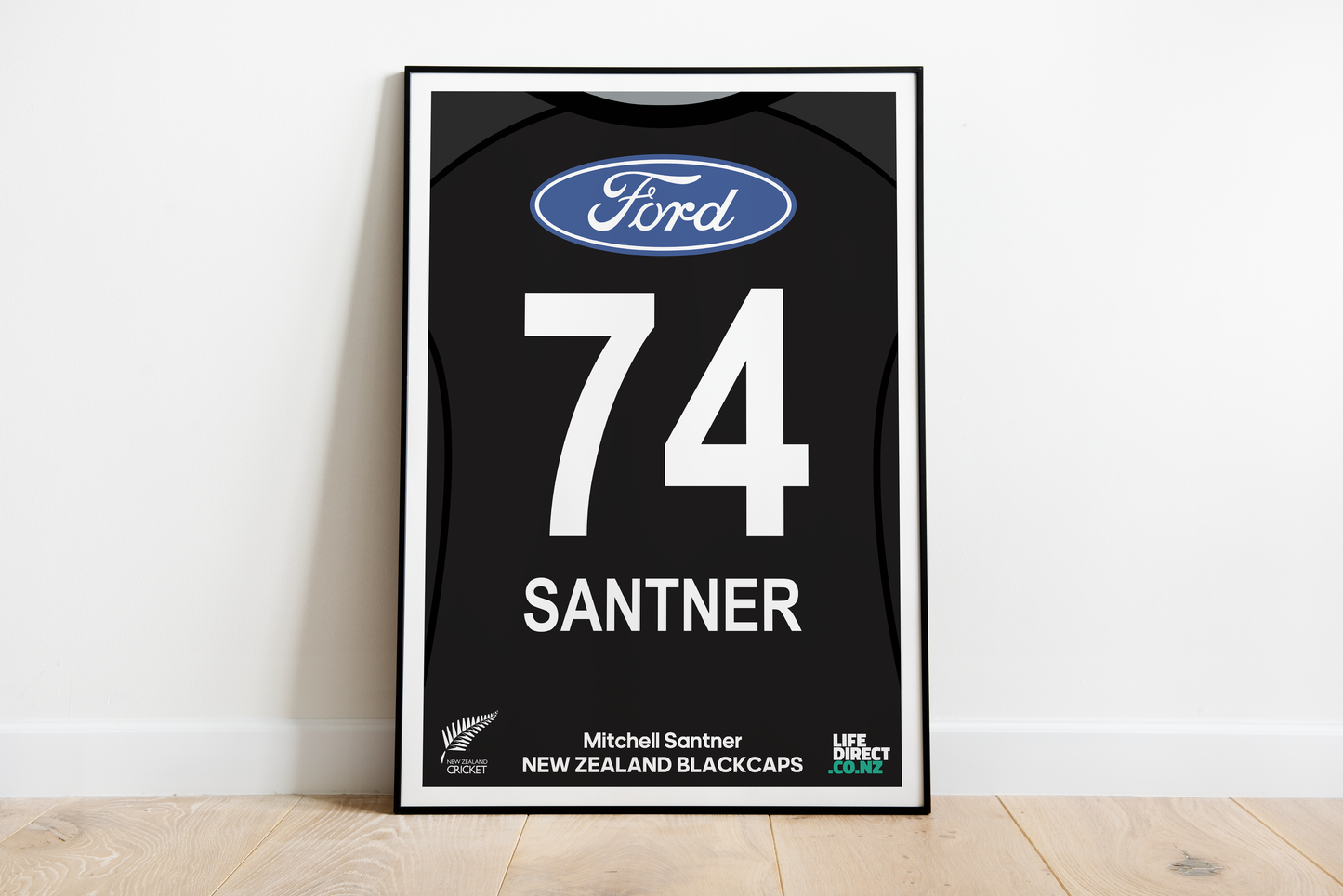 Mitchell Santner poster | Blackcaps 2025/26