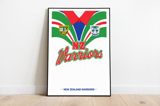 New Zealand Warriors vintage poster | NRL