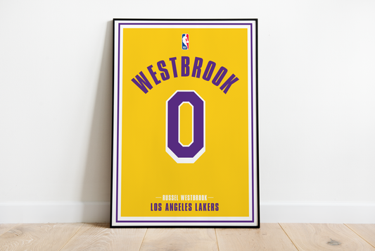 Russel Westbrook poster | Los Angeles Lakers