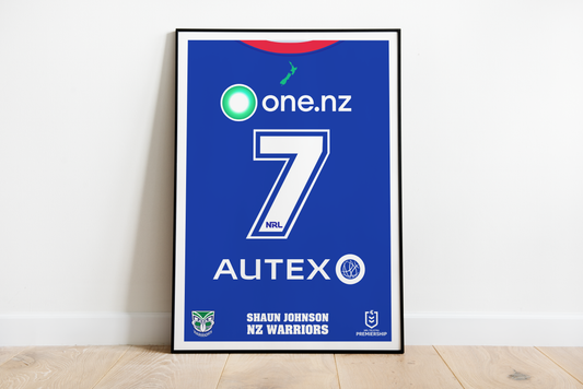 Shaun Johnson poster | New Zealand Warriors