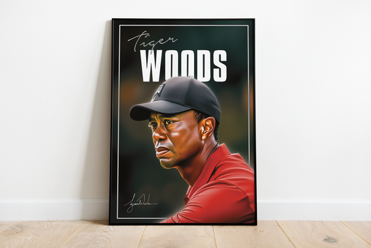 Tiger Woods poster | Portrait