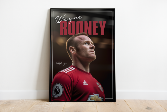 Wayne Rooney poster | Portrait