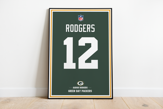 Aaron Rodgers poster | Green Bay Packers