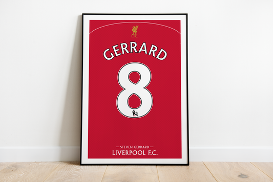 Steven Gerrard poster | Liverpool '08-'09