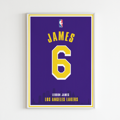 LeBron James poster | Los Angeles Lakers