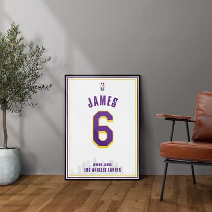 LeBron James poster | Los Angeles Lakers