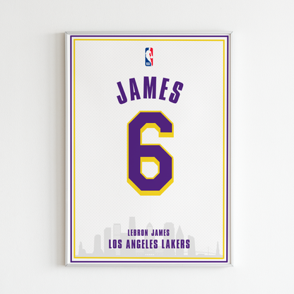 LeBron James poster | Los Angeles Lakers