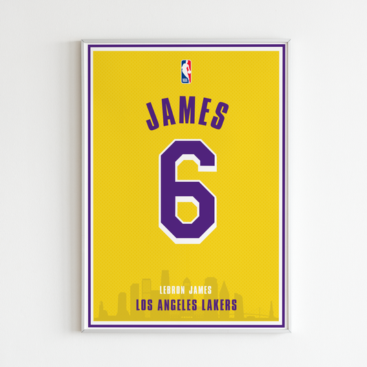 LeBron James poster | Los Angeles Lakers