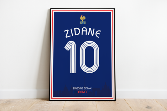 Zinedine Zidane poster | France